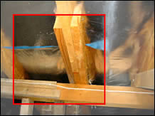 Technically this framing detail does not comply with the Timber Framing Code.